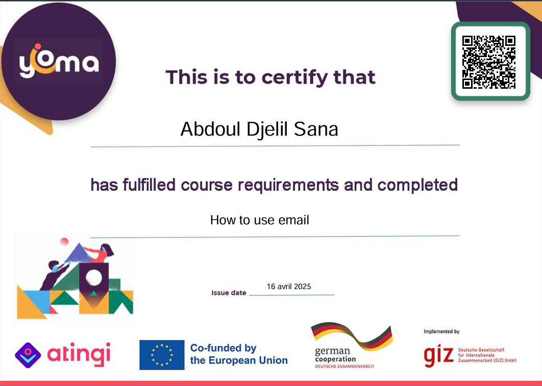 Mes certifacts